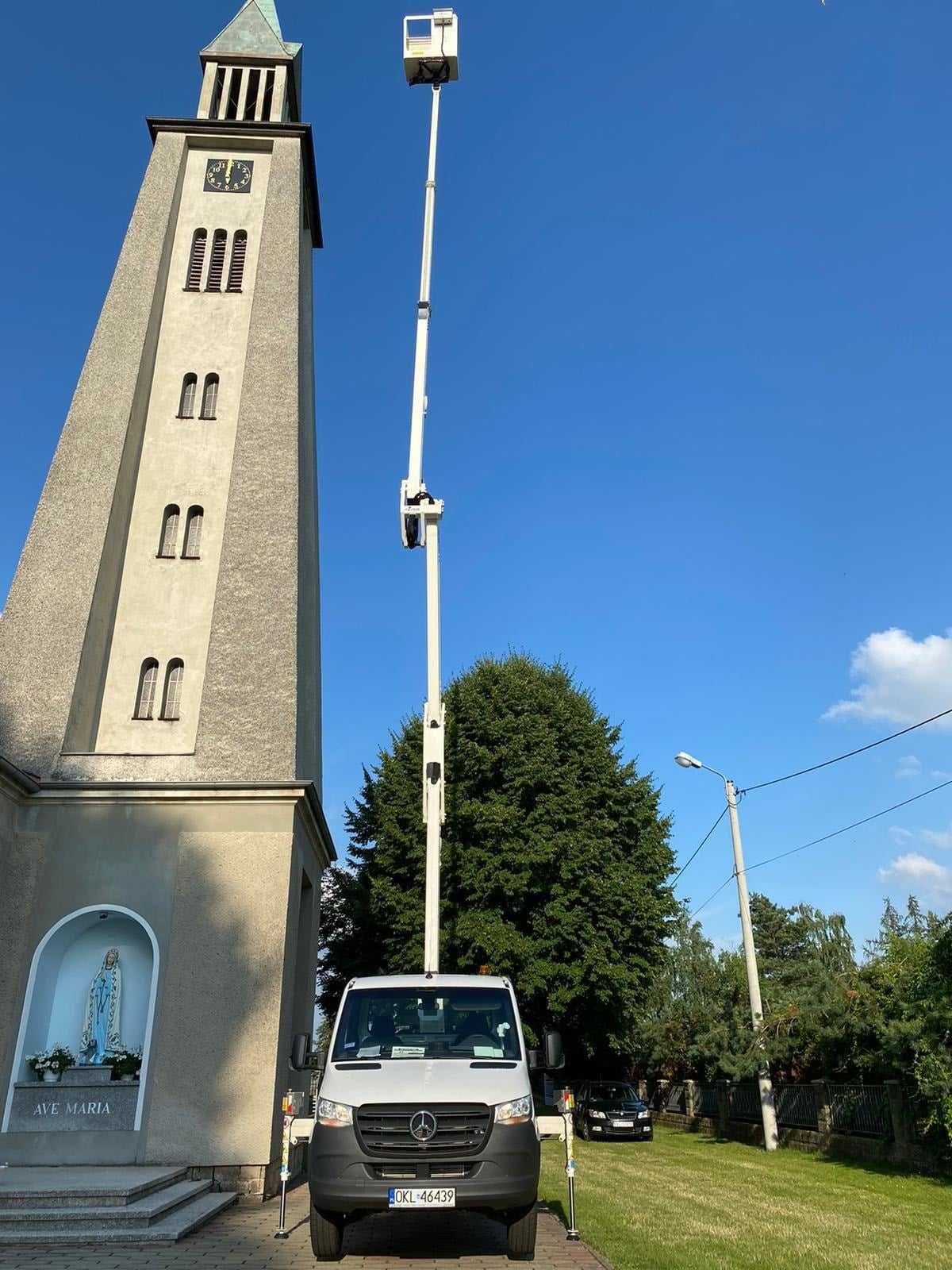 Podnośnik koszowy 24m wynajem Kluczbork - Olesno -  Wołczyn