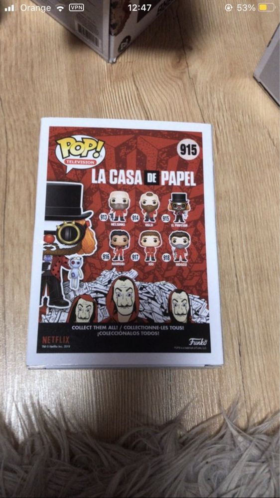 Funko pop Dom z papieru El profesor