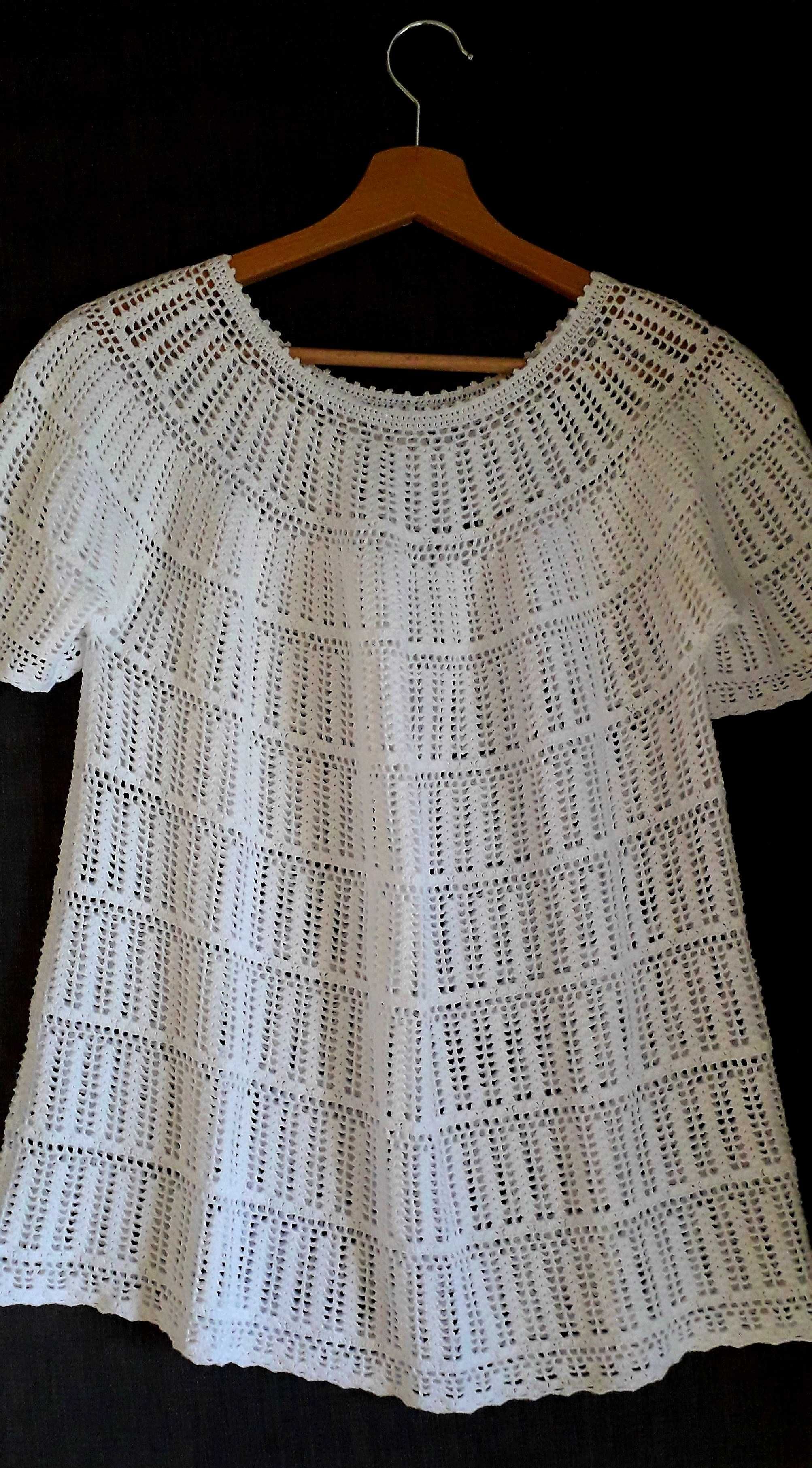 Blusa em crochet