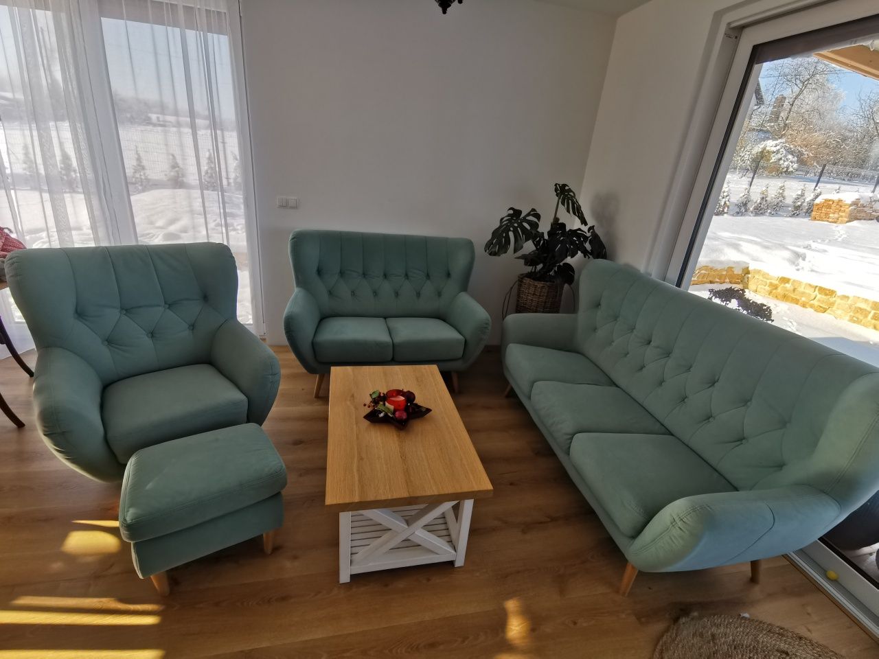 Komplet wypoczynkowy  sofa fotel KELSO