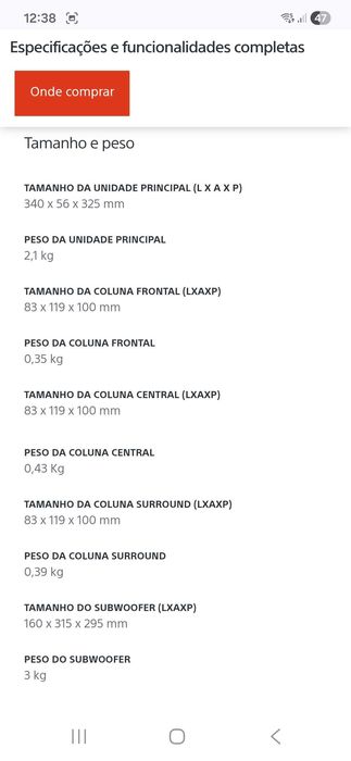 Home cinema sony dav tz140