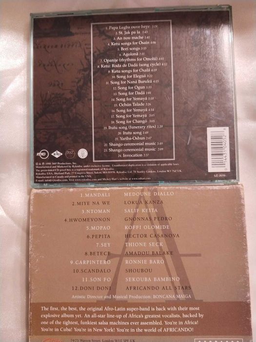 6 CDs • Raros • Afro-Cuba ~ Percursão