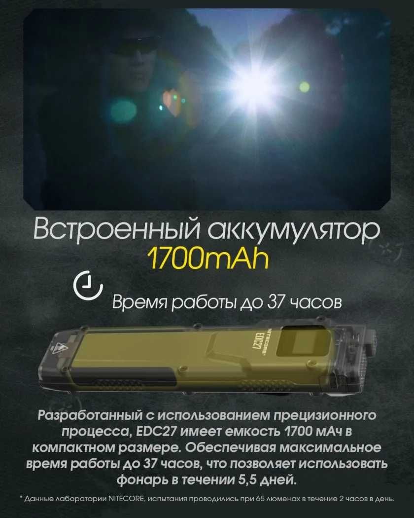 Ліхтар Nitecore EDC27