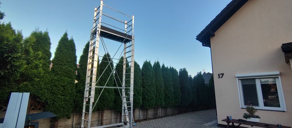 Wynajem Rusztowania Aluminiowego 8,3 m - Mobilne i Stabilne