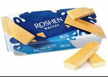 Roshen wafelki mleczne 216g 10 opakowań