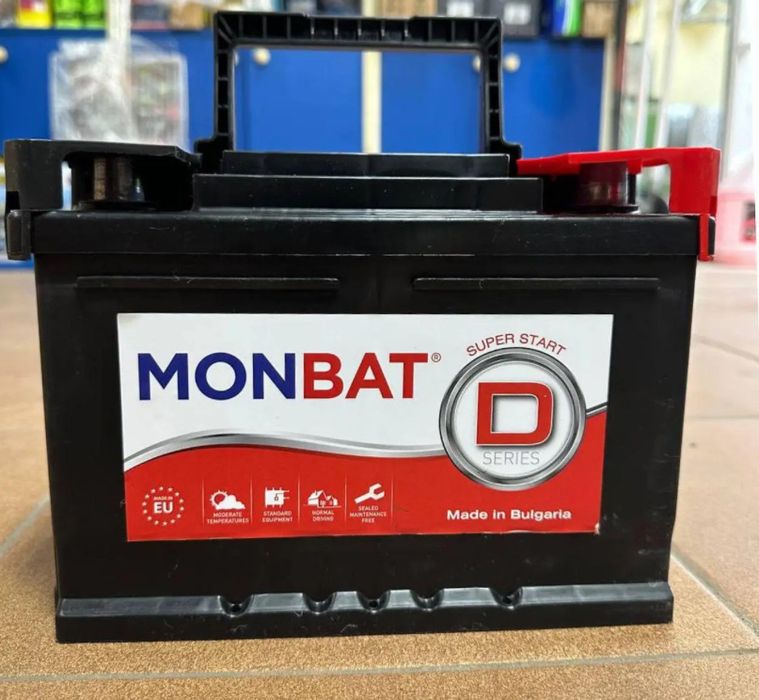 Автомобильный аккумулятор MONBAT 60 Ah, 600A, 12В