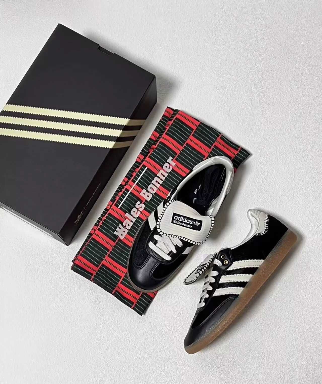adidas Samba Pony Tonal Wales Bonner Core Black 41 EU / 8US / 26 CM