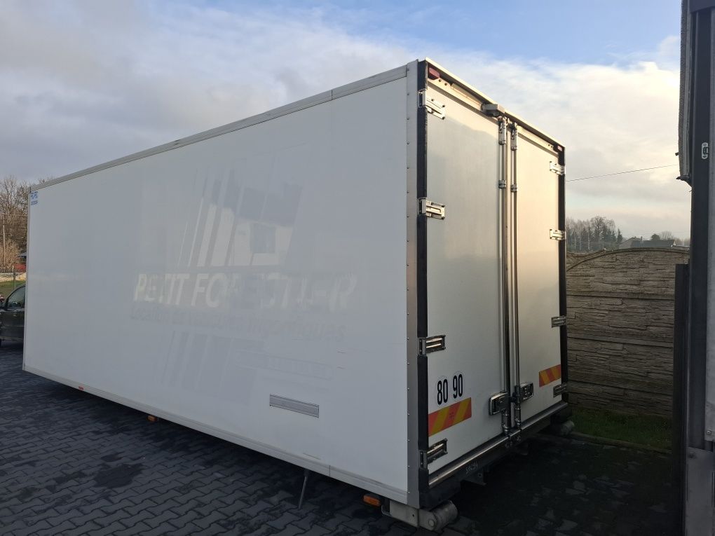Kontener magazyn chłodnia z transportem 7m z agregatem