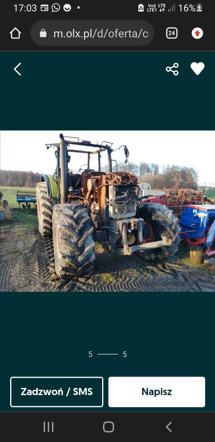Claas Atles części Ares Axion koła skrzynia silnik zwolnica kabina