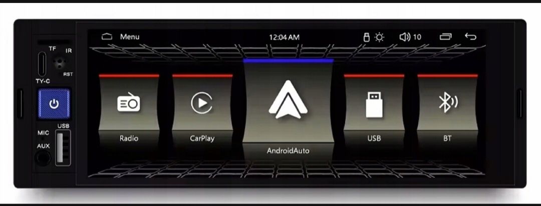Radio 1 din Android Auto CarPlay ford Galaxy bezprzewodowe + 2 piloty