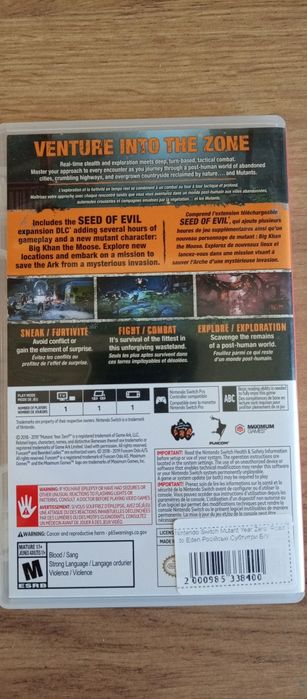 Mutant year zero road Eden Nintendo switch