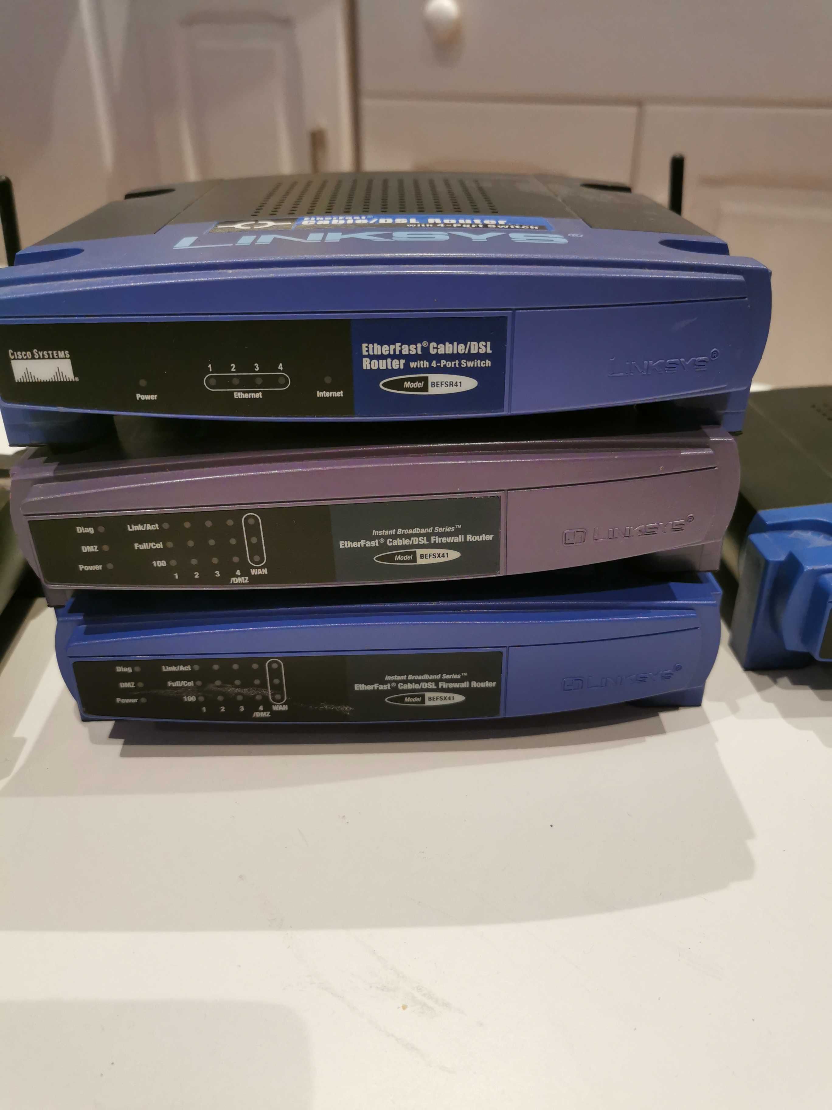 routery Linksys 5 sztuk