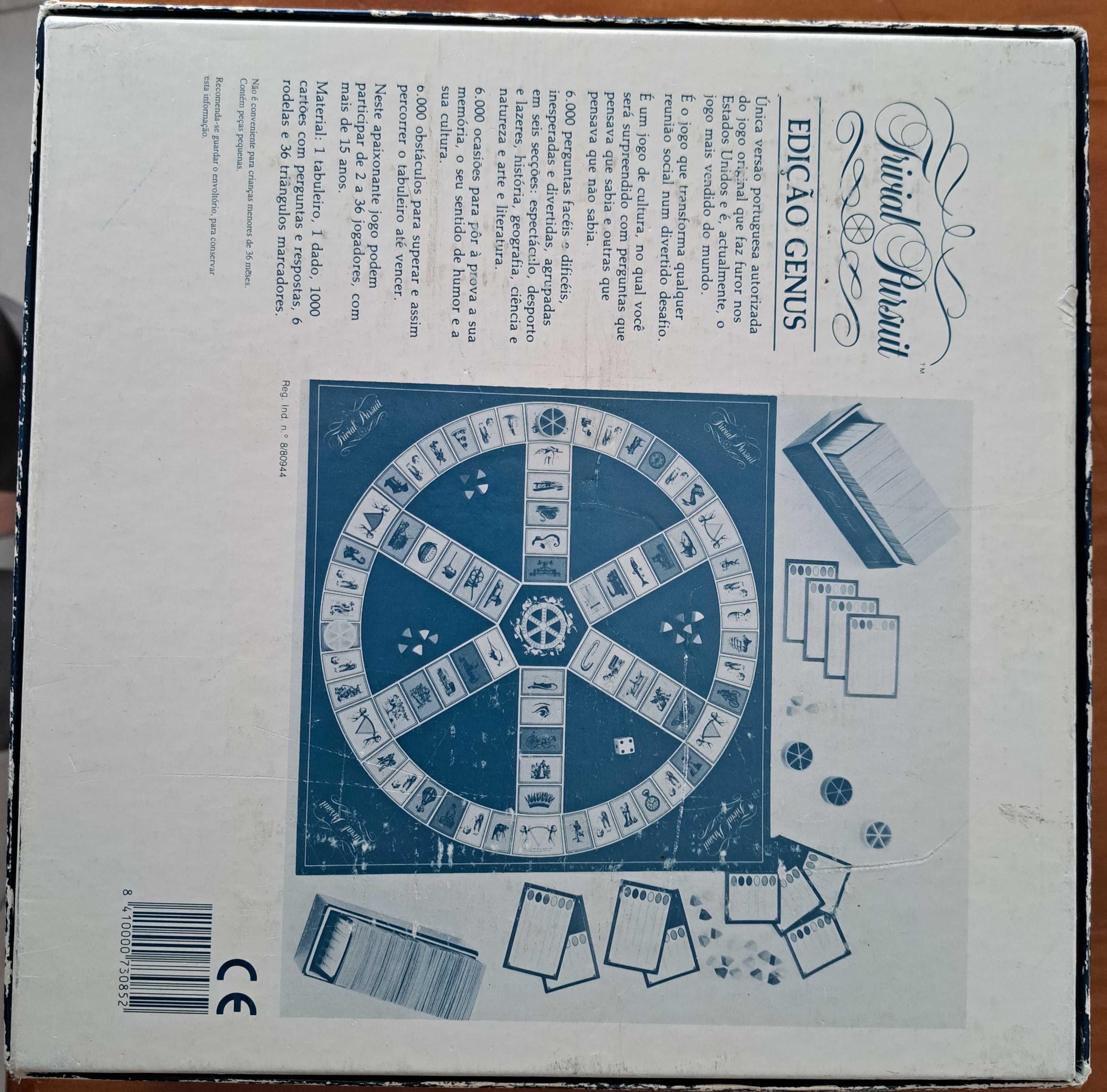 Trivial Pursuit Edição Genus - Artigo de Coleção 1988