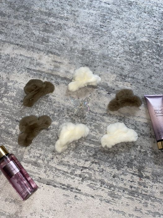 ‼️NEW‼️Пухнасті крабіки заколки для волосся. Дуже мʼякі