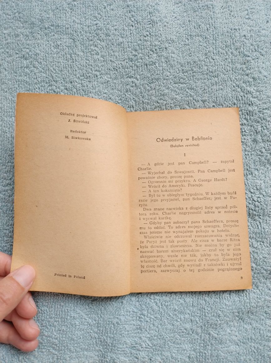 Odwiedziny w Babilonie Scott Fitzgerald Seria Koliber 1967
