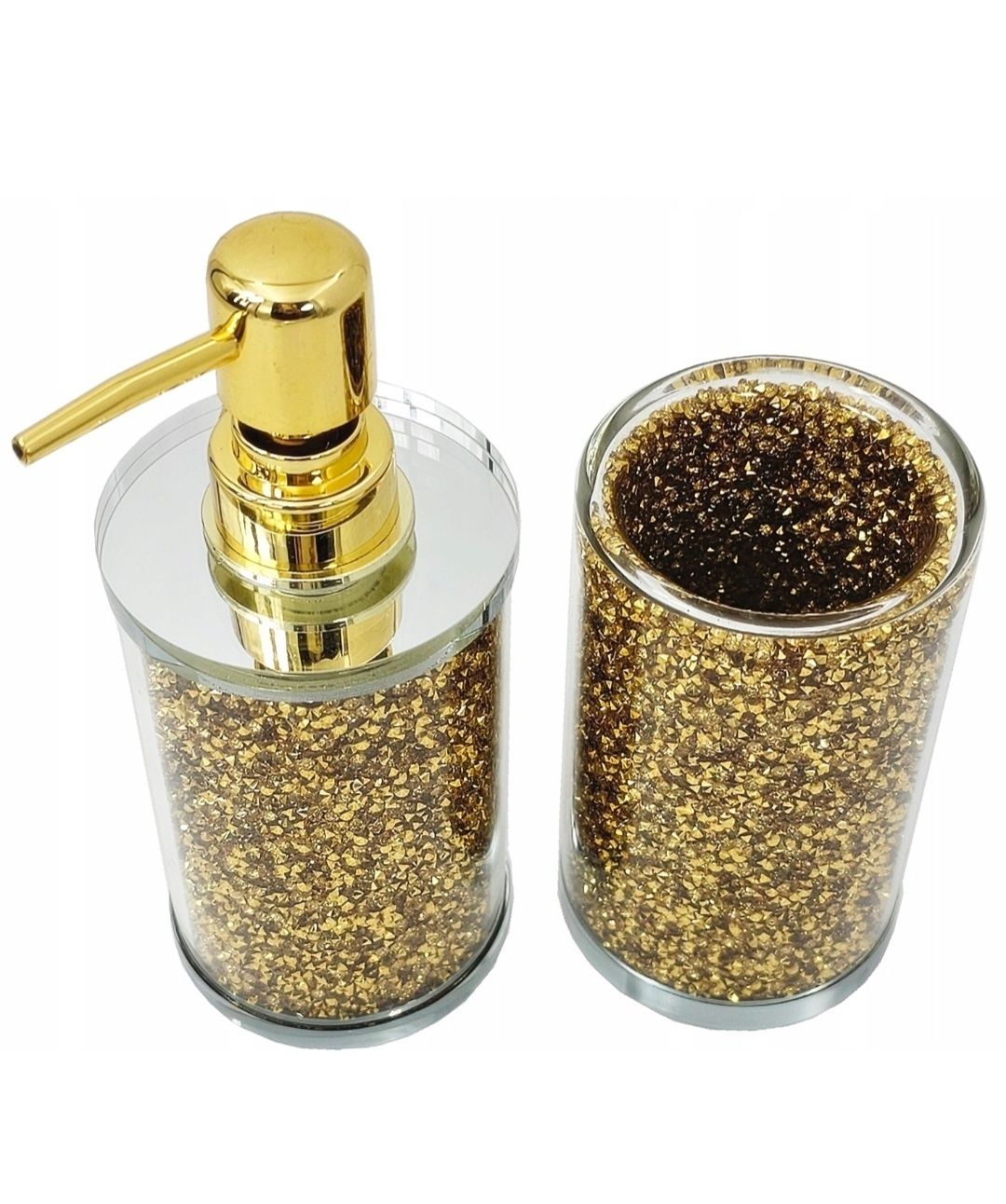 Zestaw łazienkowy gold