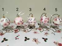 Bombki choinkowe, decoupage handmade