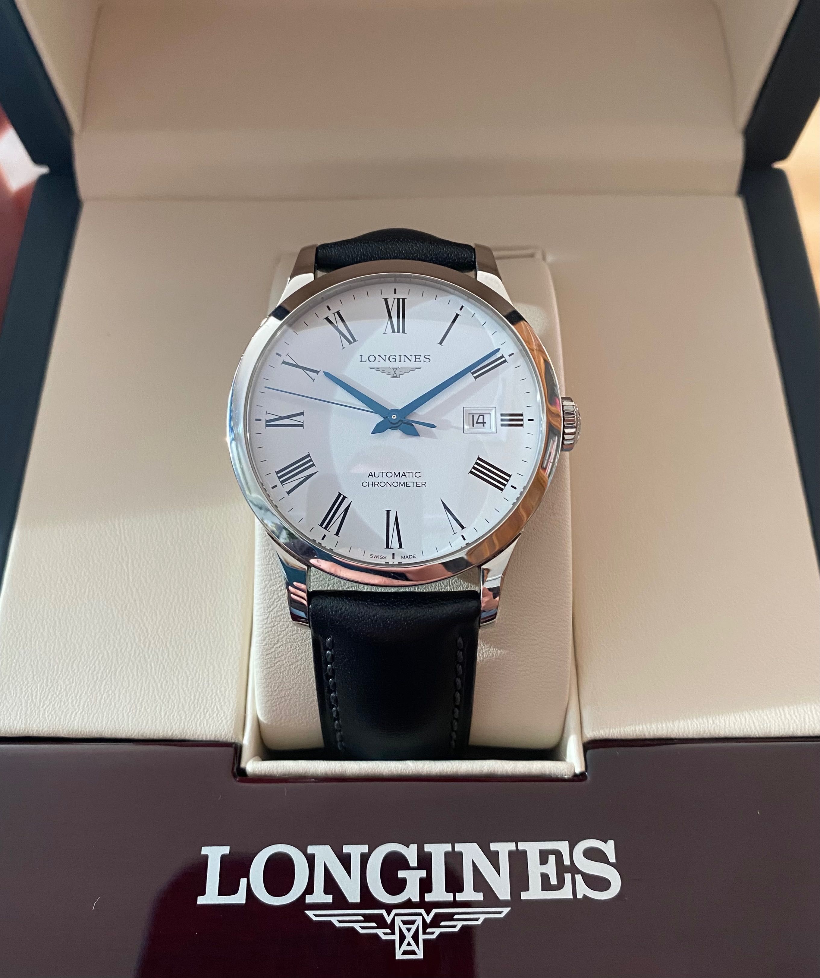 Zegarek męski Longines Record Automatic Chronometer COSC