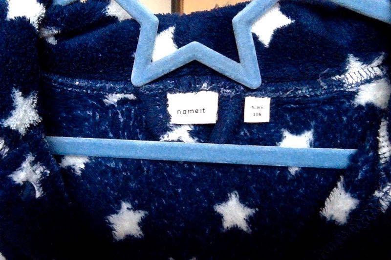 Szlafrok polarowy Name It na 5 - 6 lat 116 cm.