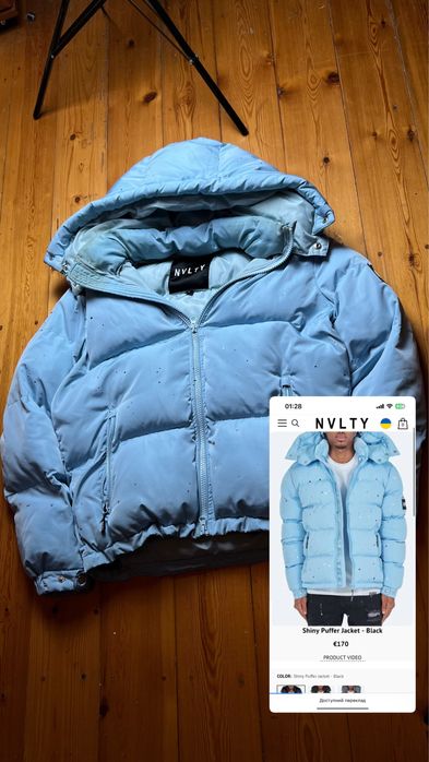 Пуховик чоловічий NVLTY trapstar moncler