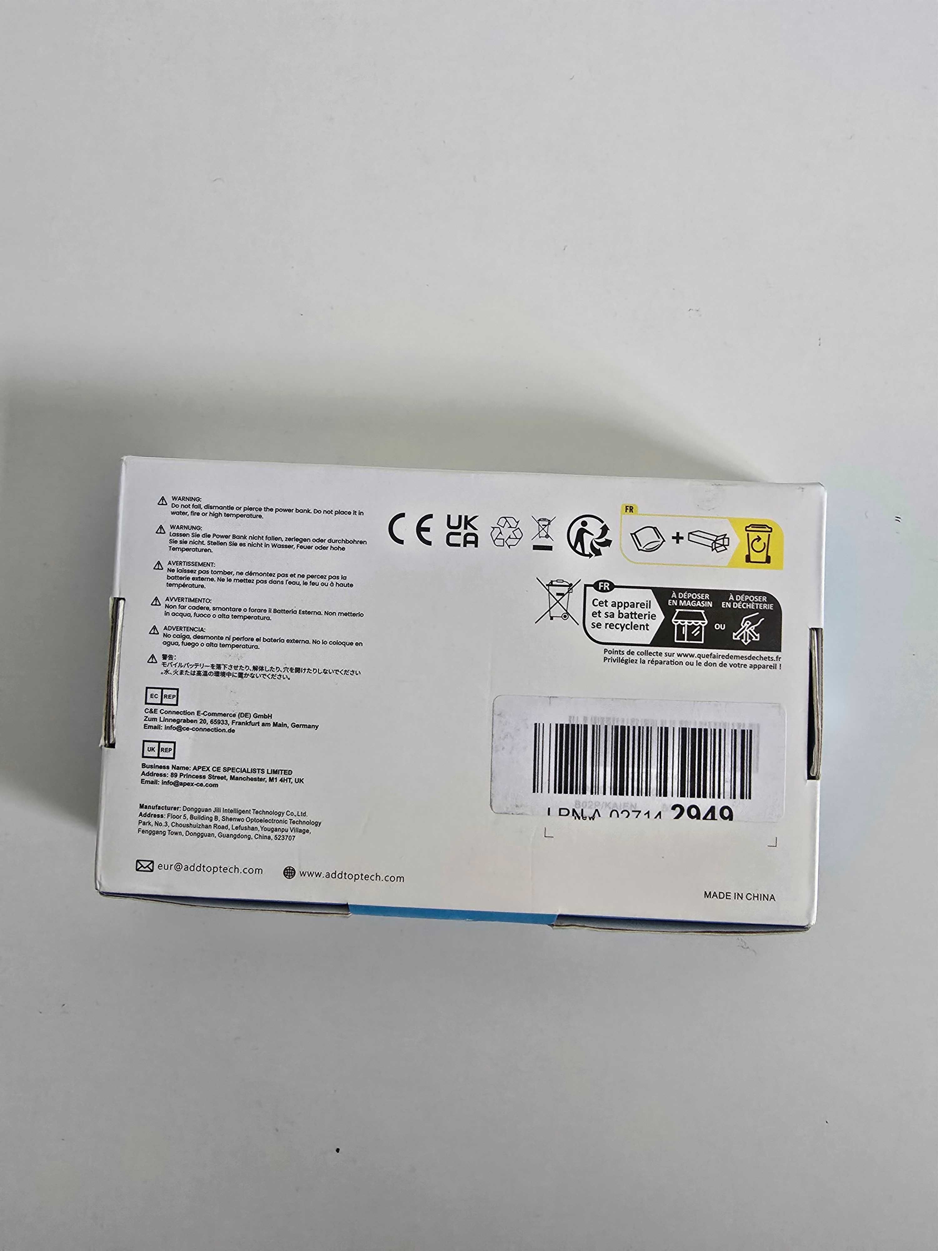 Powerbank  addtop 26800 mAh czarny