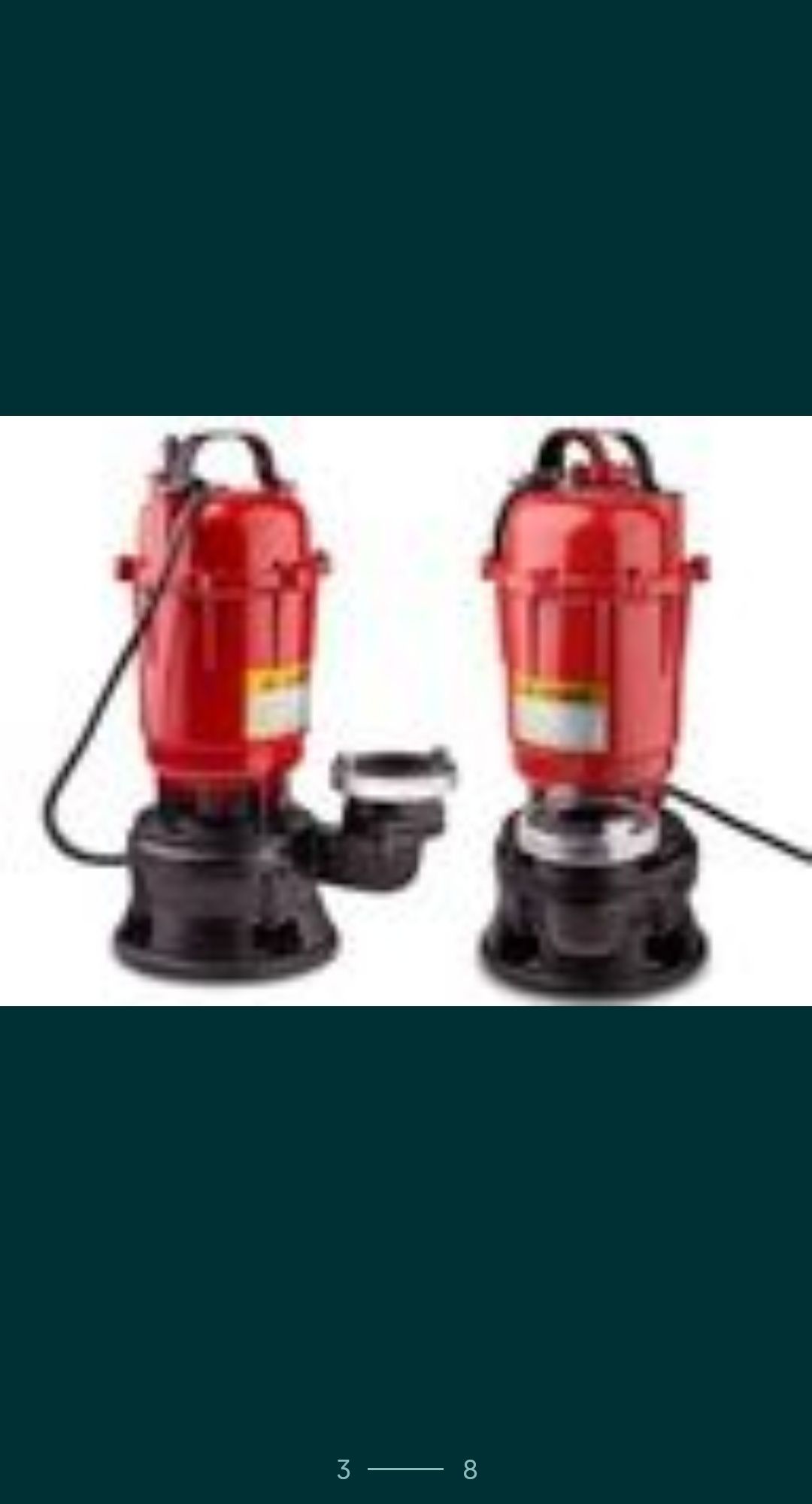 Pompa do szamba wody brudnej najmocniejsza 3750W