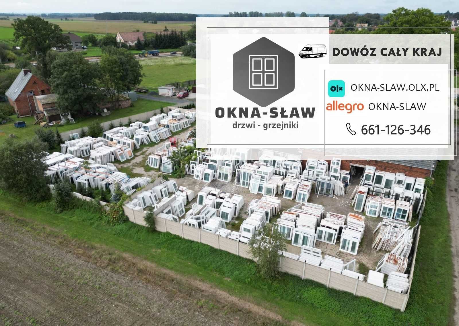 Okno 171x82 pcv złoty dąb okna dwuskrzydłowe DOWÓZ CAŁY KRAJ