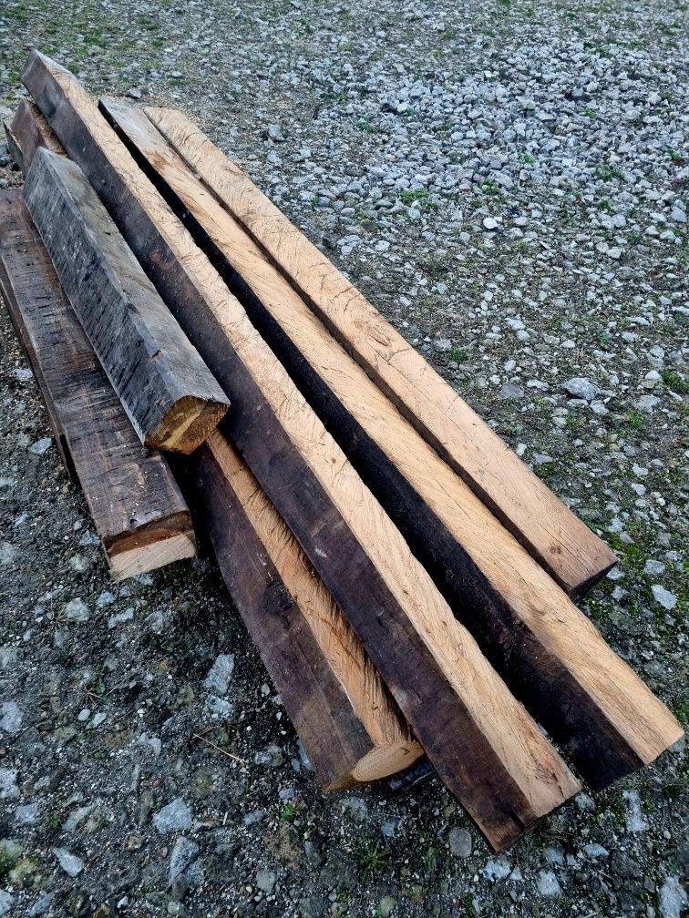 Podklady drewniane obrzeża trawnika  palisada