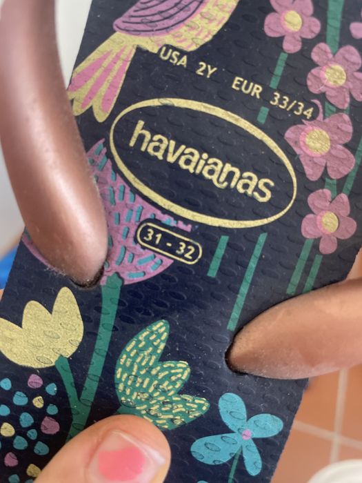 Havaianas originais tamanho 33-34