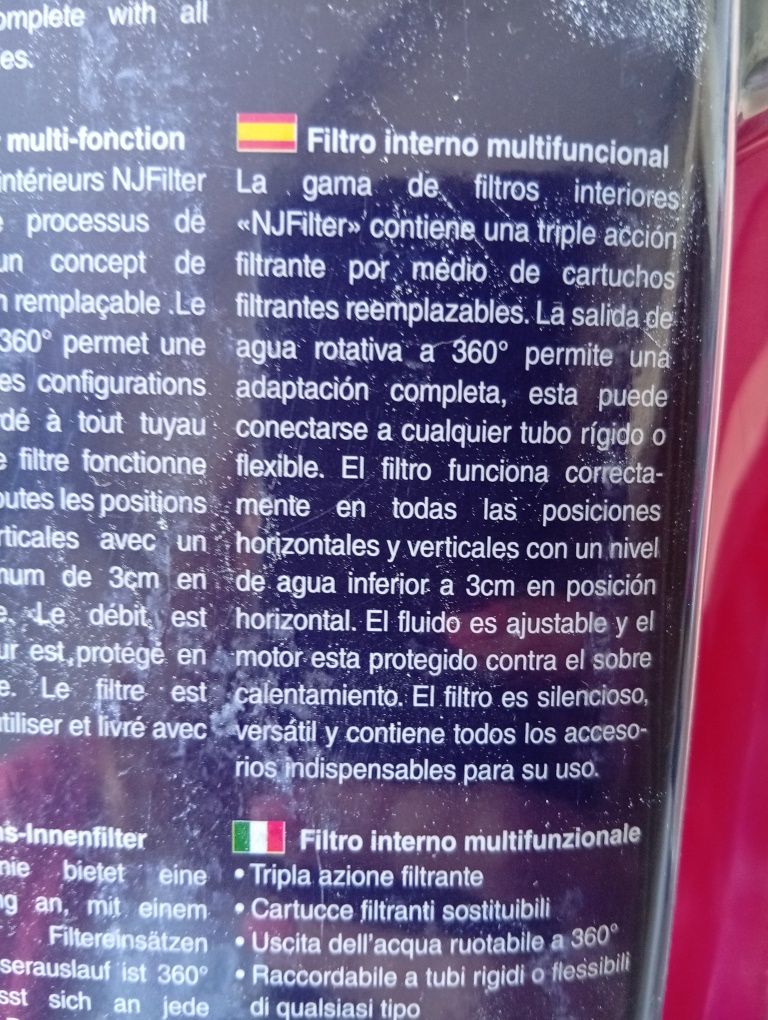 Filtro para aquário nal
