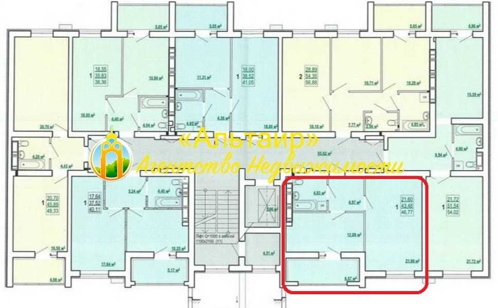 Продам 1к S 46м в сданном новострое ЖК Сказка.Е-программы.Q