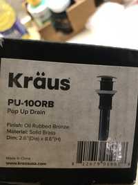 Зливний клапан Kraus PU-10