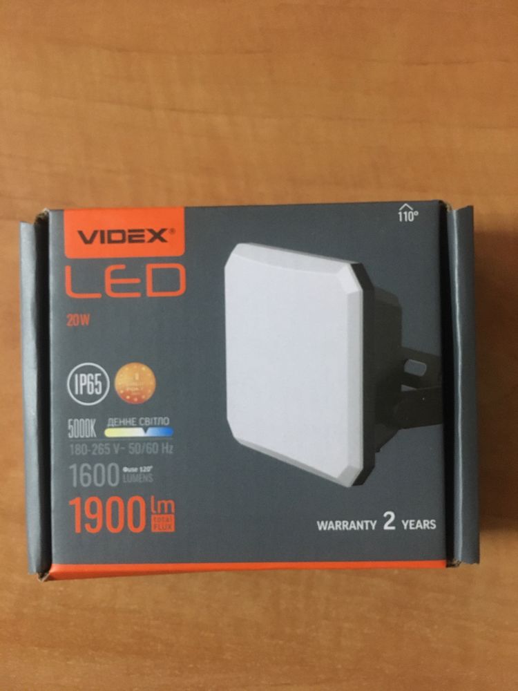 LED прожектор VIDEX F3 10w,20w,30w,50w,100w 5000K