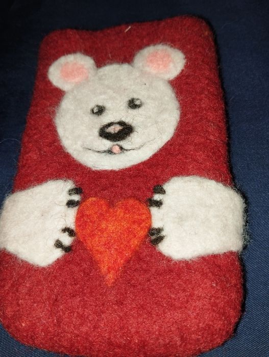 Футляри для окулярів з натуральної вовни,виготовлені методом мокрого в