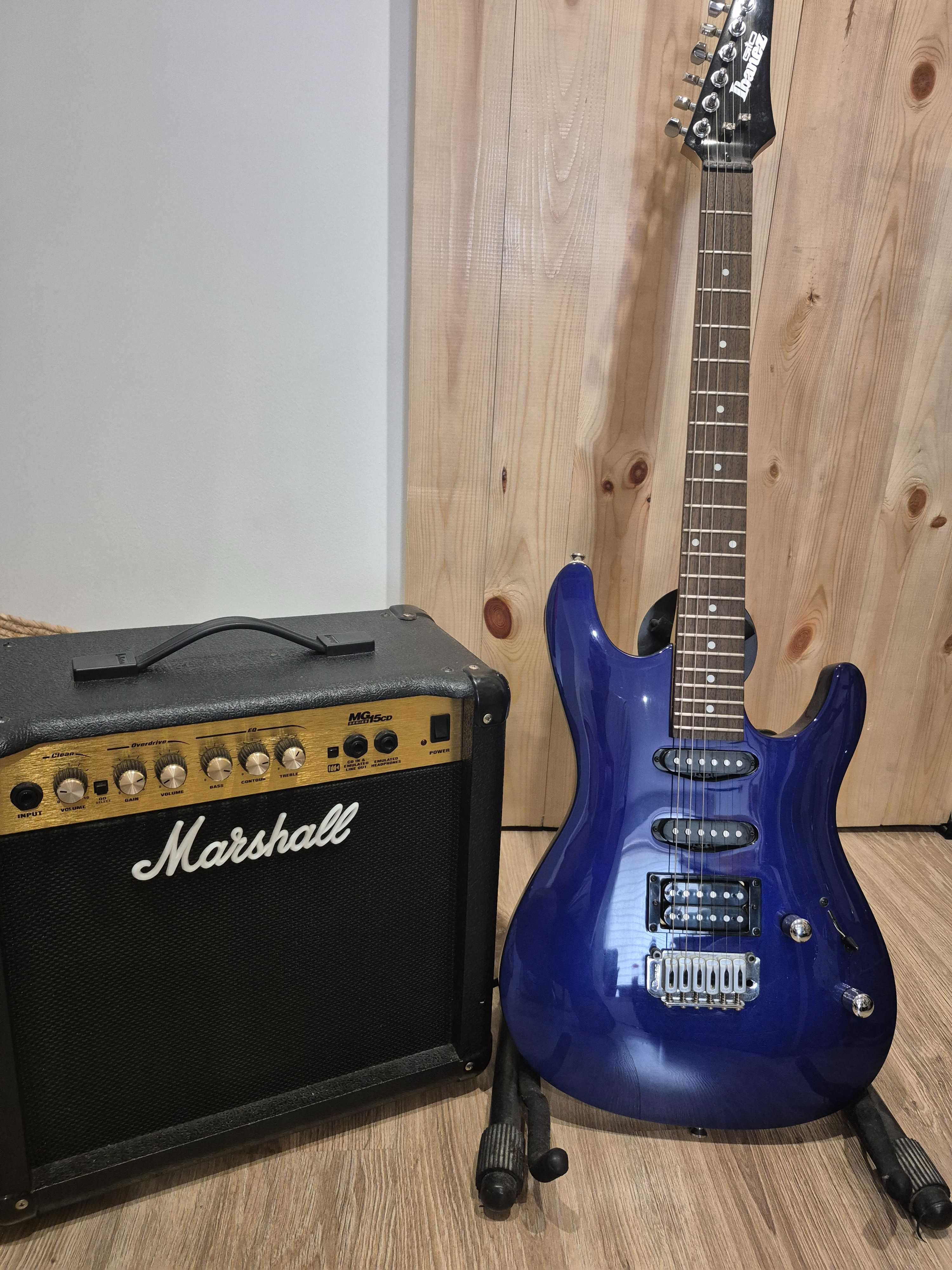 Ibanez GSA60BL i Marshall MG15 - zestaw gitarowy