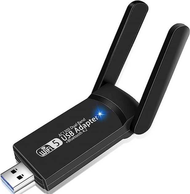 Адаптер WiFi USB3.0  2.4G+5G + Bluetooth 4.2