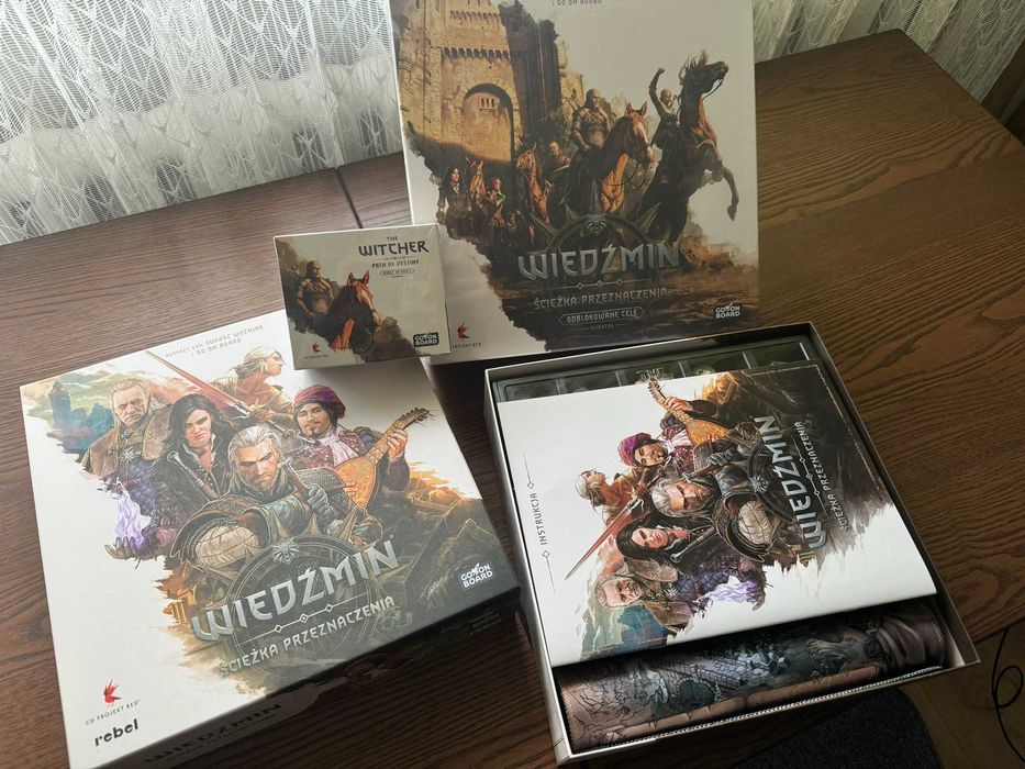Wiedźmin Ścieżka przeznaczenia + SG + Geralt na płotce jak NOWA