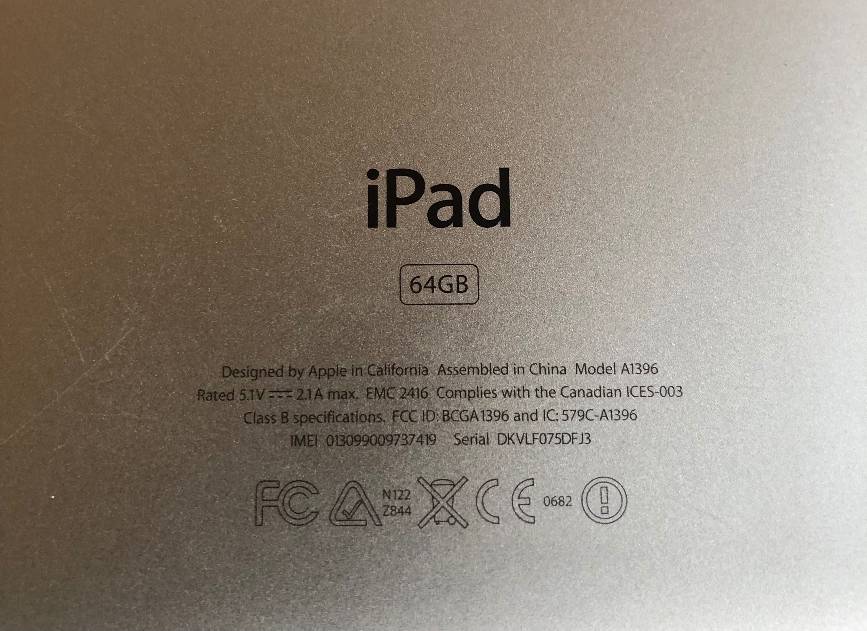 Sprzedam iPad 2, stan dobry, pojemność 64 GB