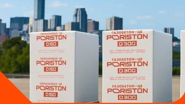 Газоблок, піноблок Poriston , VIABLOKK по ціні виробника Самбір, Хирів
