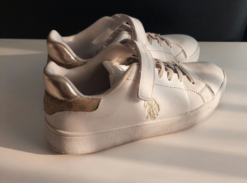 Sapatilhas brancas da US Polo Assn