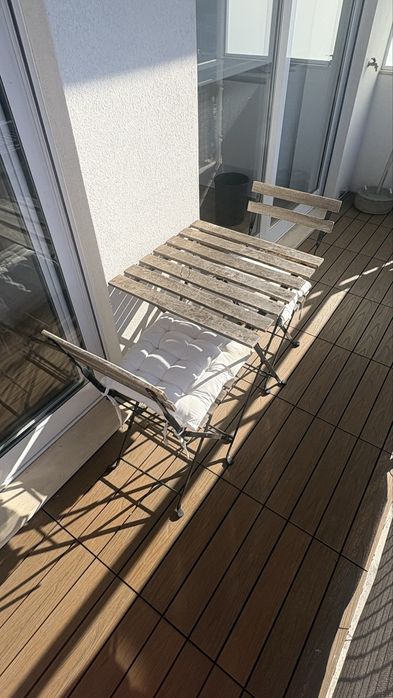 Mesa + cadeiras jardim/varanda (modelo TÄRNÖ - IKEA)