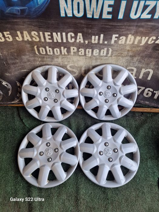 Kołpaki 15 Peugeot Orginał Komplet