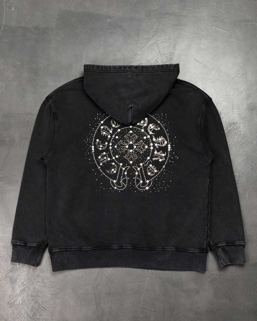 Худі Chrome Hearts Hoodie Washed Black