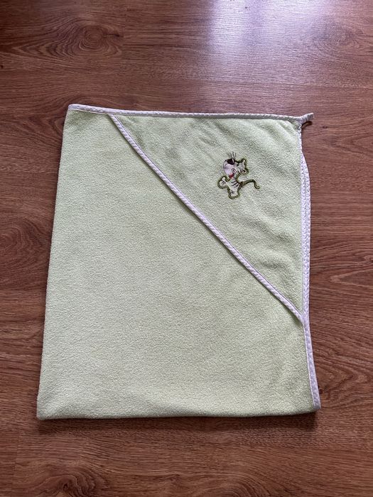 Ręcznik Kąpielowy Niemowlęcy z Kapturkiem