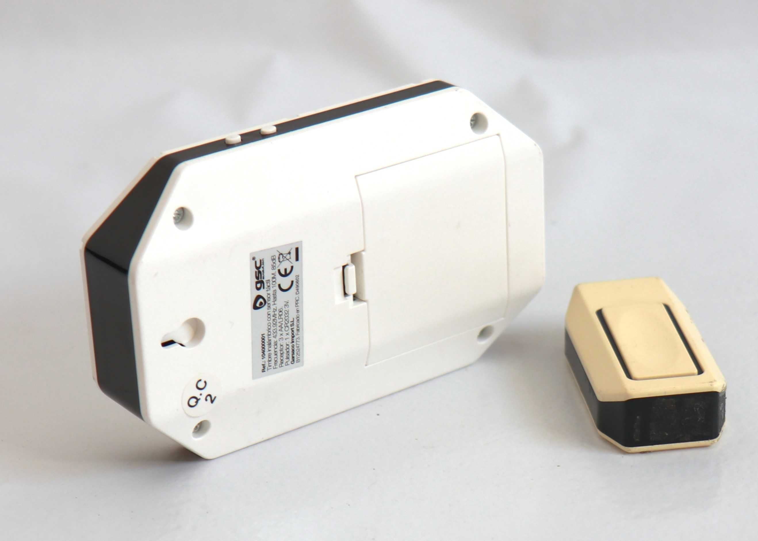 Campainha GSC sem fios com sensor tátil de 100 m