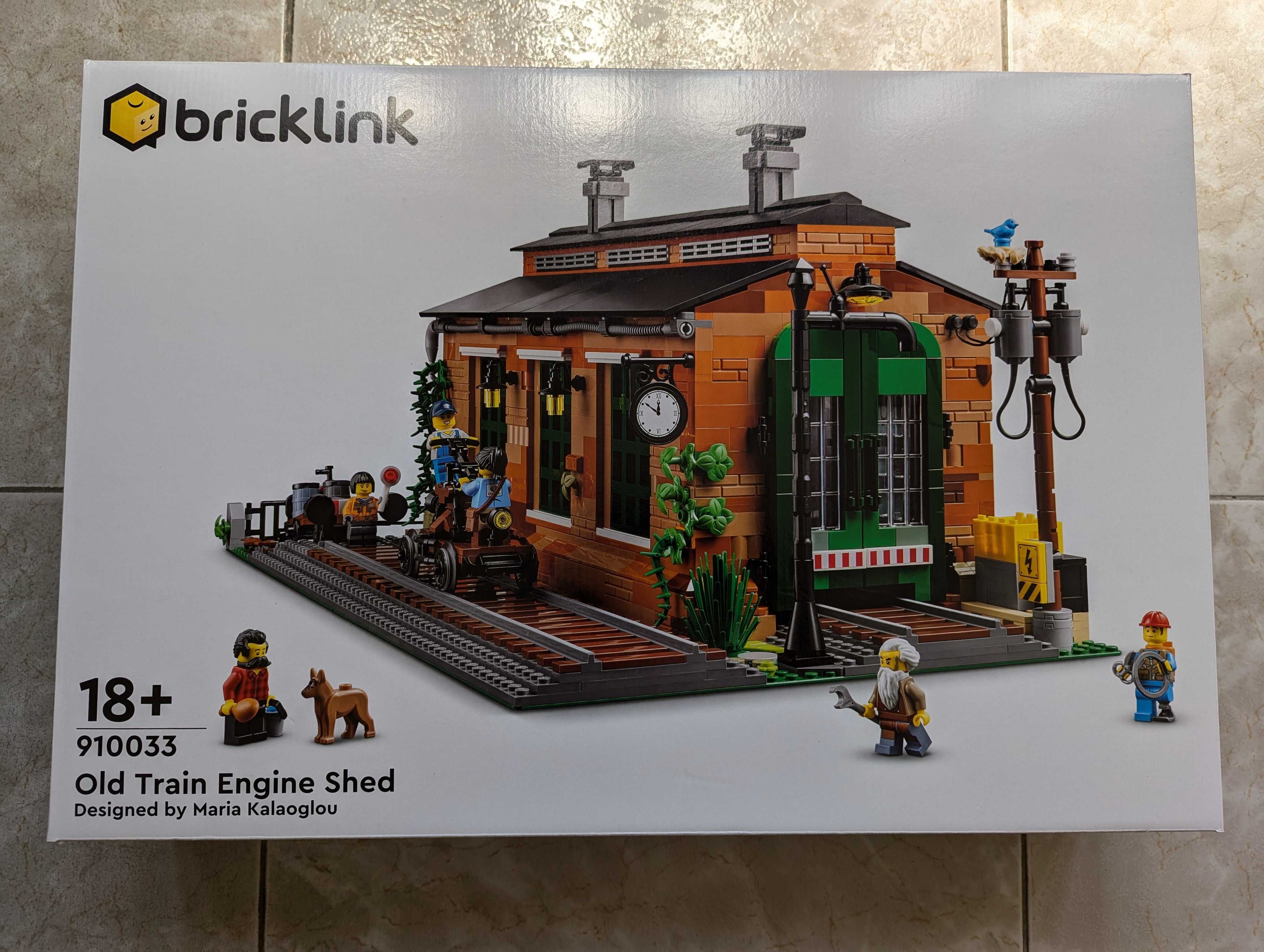 910033 LEGO Old Train Engine Shed (BDP Series 1)