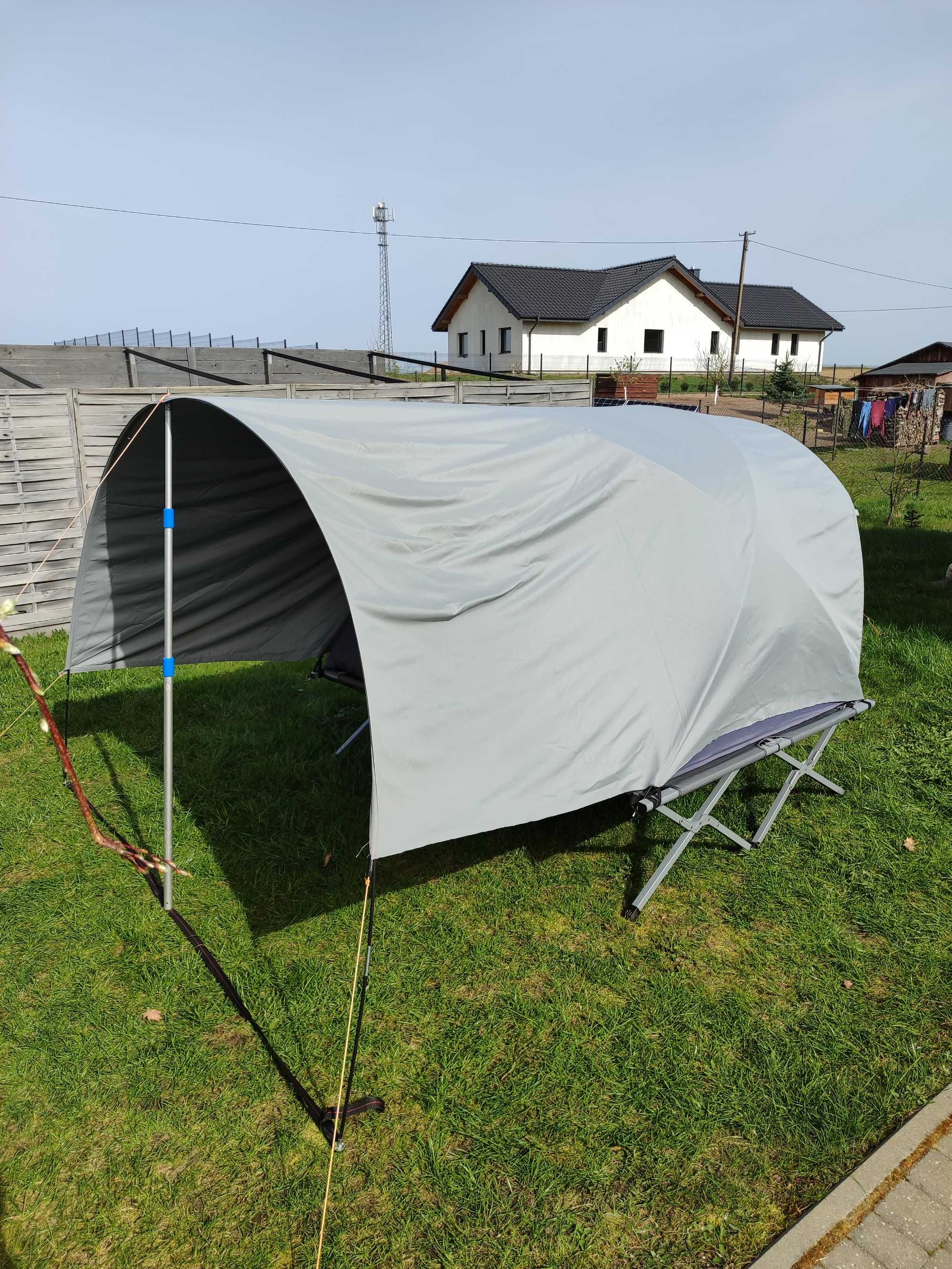 Namiot 2-osobowy, wodoodporny z łóżkiem polowym SoBuy OGS60-L-HG