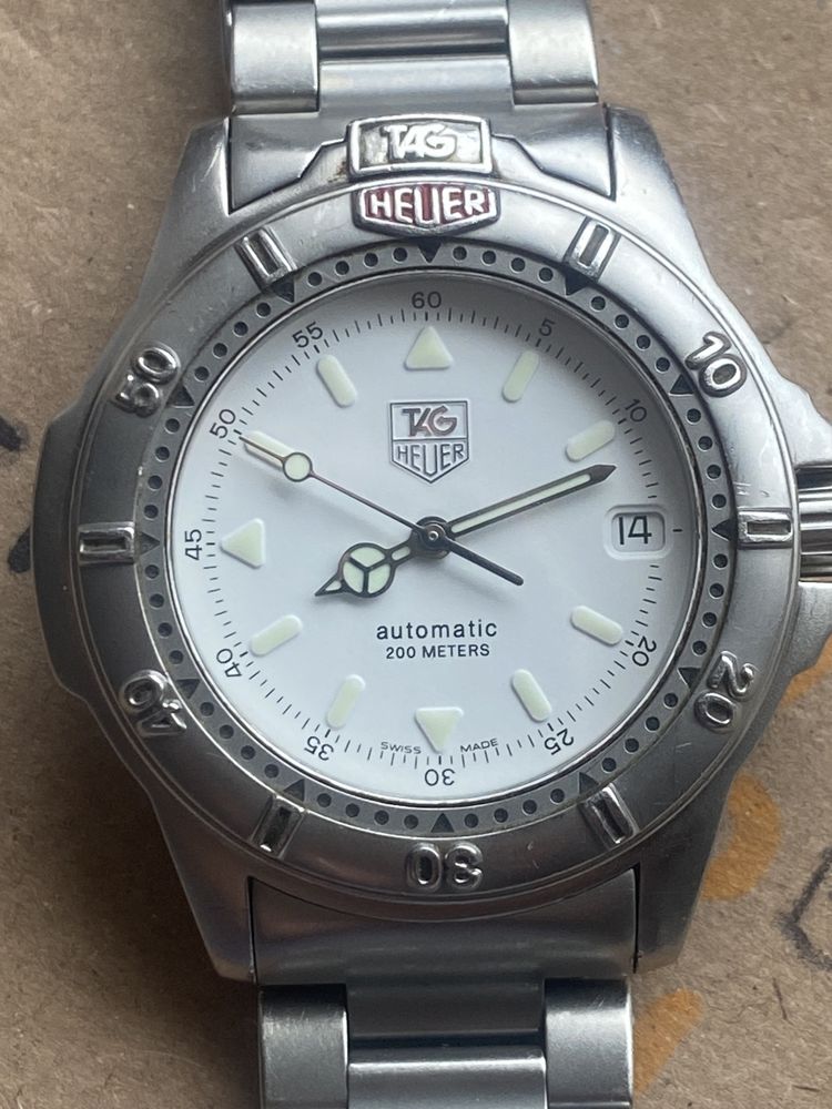 Zegarek 35mm Tag Heuer Automatic Swiss WF2110-K WR200m