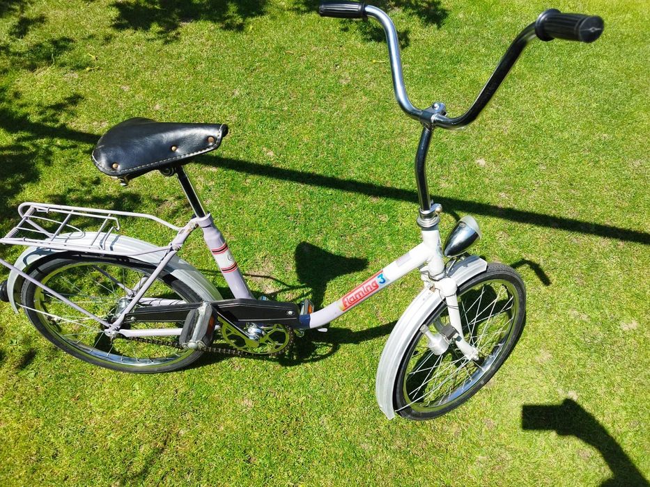 Zabytkowy kolekcjonerski rower flaming 3