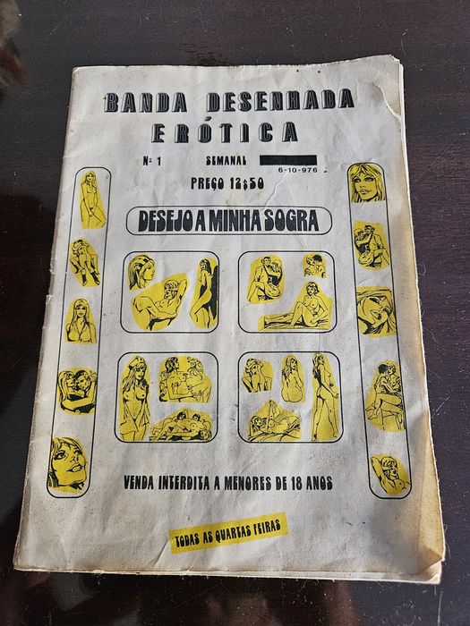 Banda desenhada Vintage Erótica
